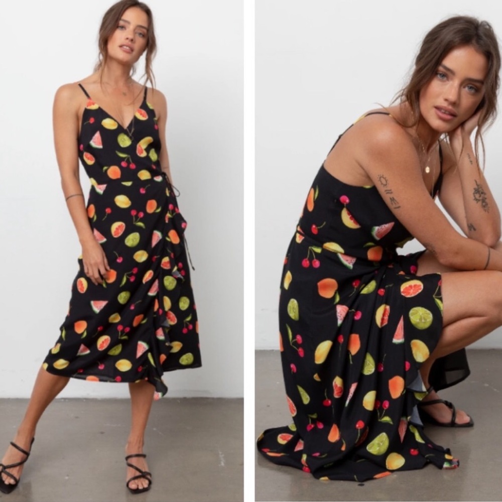 NWT RAILS  IRIS - FRUIT TROPIC DRESS
